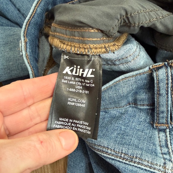 KUHL Jeans 9" KONTOUR™ FLEX DENIM Skinny Jeans Size 8 Vintage Blue $109 Retail - Picture 8 of 12